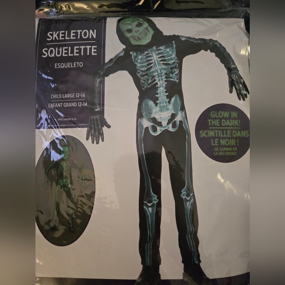 Glow in the Dark Skeleton Costume